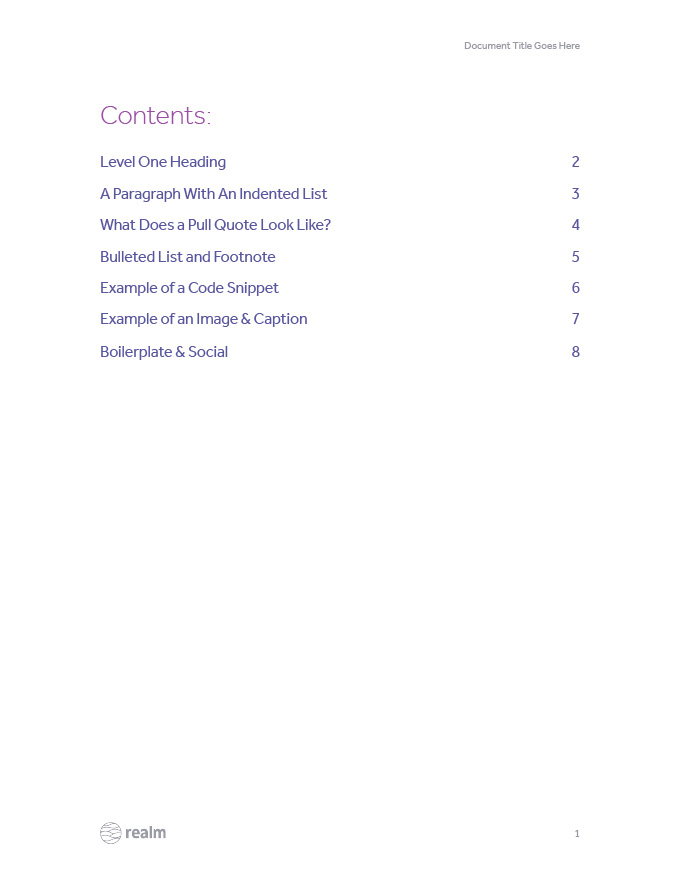 contents